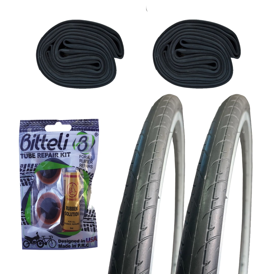 Njk - Combo 2 Neumaticos 700x28c 049 + 2 Camaras + Regalo