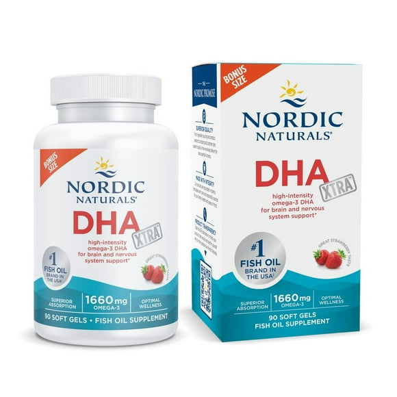 Fórmula de Apoyo Diario Nordic Naturals DHA Xtra 90 Unidades