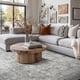 thumbnail image 2 of Alfombra Rugxara gris lavable de pelo bajo 244 × 152 cm, 2 of 9
