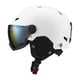 thumbnail image 1 of Casco de esquí deportivo para adultos, para exteriores, resistente al viento, antivaho, con lentes integradas, casco de esquí de seguridad., 1 of 5