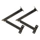 thumbnail image 1 of Bisagras De Soporte De Tapa De Metal Para Caja De Madera, 2 Uds., Para Joyero, Caja De Regalo, 195mm, 1 of 5