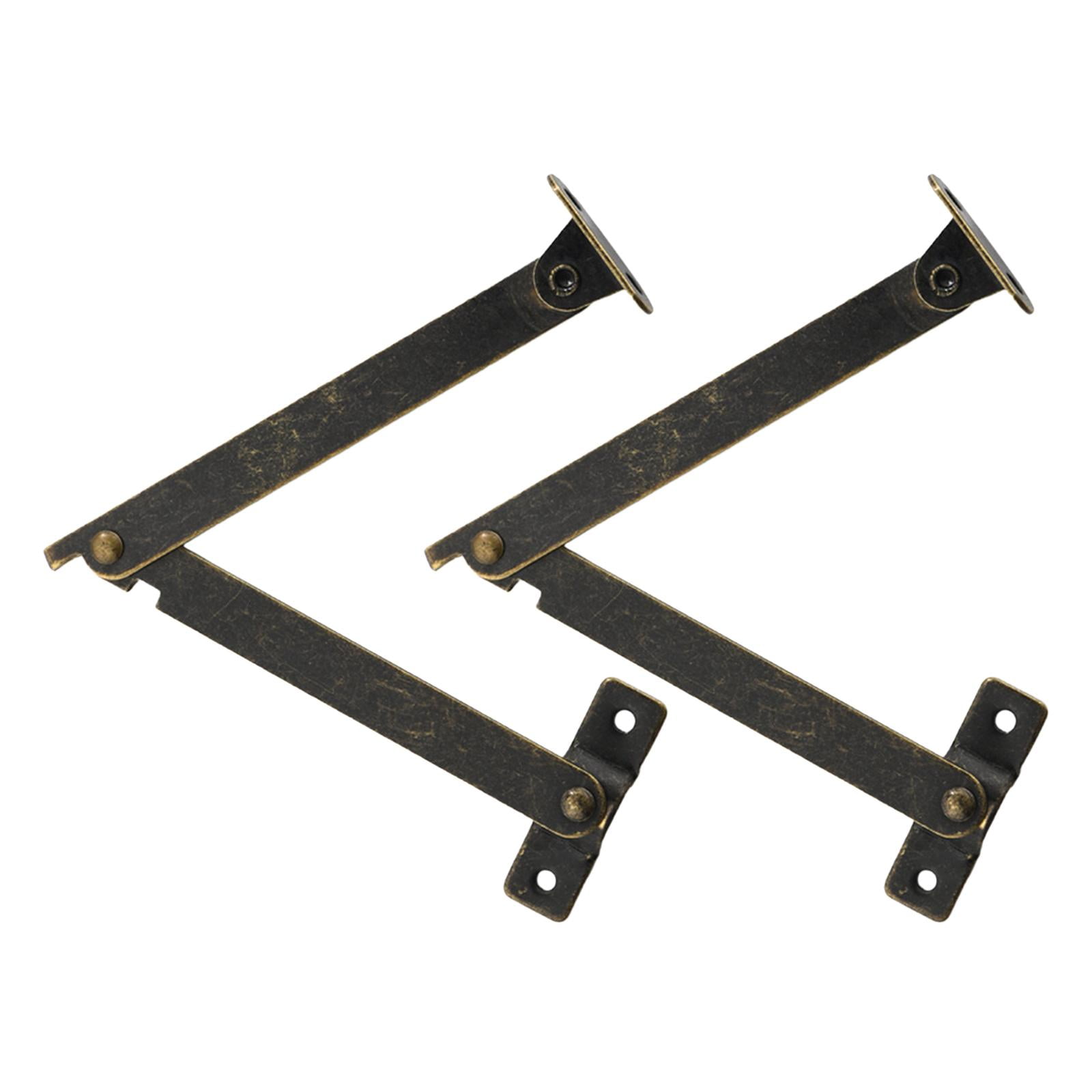 Bothyi - Bisagras De Soporte De Tapa De Metal Para Caja De Madera, 2 Uds., Para Joyero, Caja De Regalo, 195mm