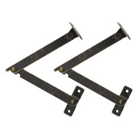 Bothyi - Bisagras De Soporte De Tapa De Metal Para Caja De Madera, 2 Uds., Para Joyero, Caja De Regalo, 195Mm