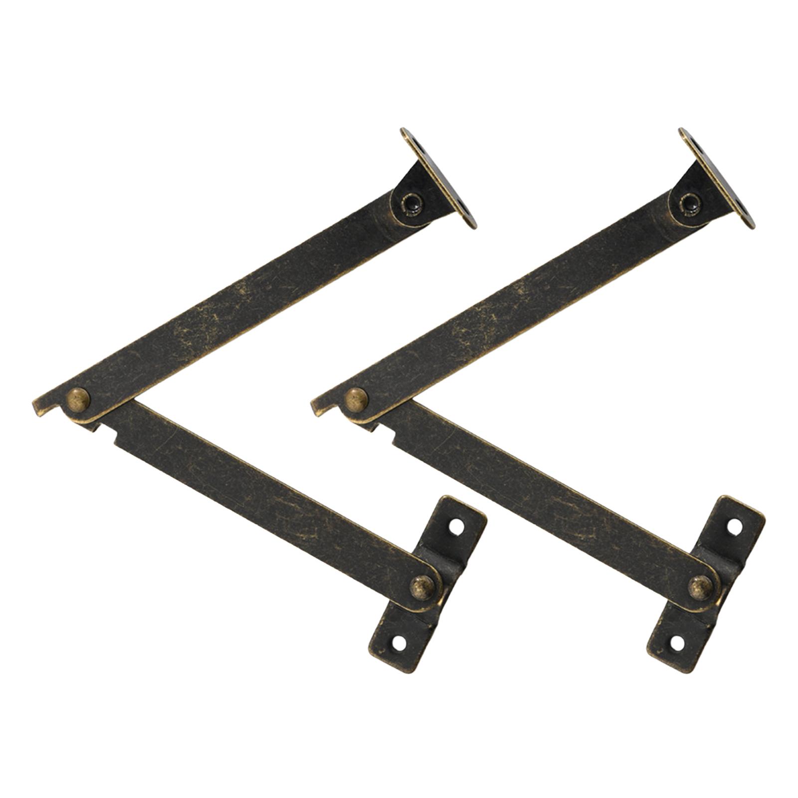 Bothyi - Bisagras De Soporte De Tapa De Metal Para Caja De Madera, 2 Uds., Para Joyero, Caja De Regalo, 195Mm