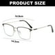 thumbnail image 2 of Gafas retro de moda que bloquean la luz azul para pantallas y resisten la fatiga ocular., 2 of 5