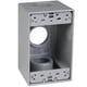 thumbnail image 1 of Caja estanca TayMac SB3100S de 1 módulo, 3 salidas, gris, 1 of 4