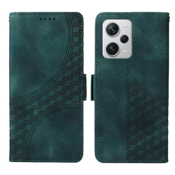 Carcasa FOXDOCK Xiaomi Poco X5 Pro 5G de cuero PU, diseño acolchado clásico, protección contra caídas y rayones