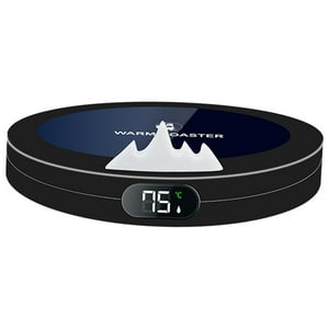 Genérico - Placa Calentadora De Bebidas Eléctrica, Taza De Agua Para Té Con Leche Usb, Calefacción Para Regalos Para El Hogar, Color Negro