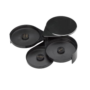 Bothyi - Recipiente De Condimento Para Cazo De Sal Con Borde De Cristal De Barra De 3 Capas Para Barman