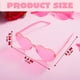 thumbnail image 5 of Gafas de sol JOYIN para el día de San Valentín con forma de corazón rosa x12 para niños, 5 of 7