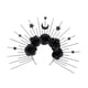 thumbnail image 4 of Gothic Halo Sun Diadema Hairband Flor Para Vacaciones Carnavales Roes Jugando, 4 of 5