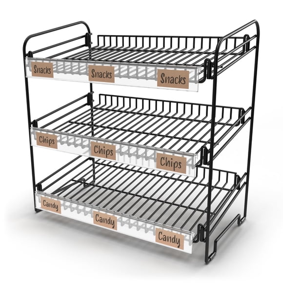 Expositor Candy DS THE DISPLAY STORE de 3 niveles, negro