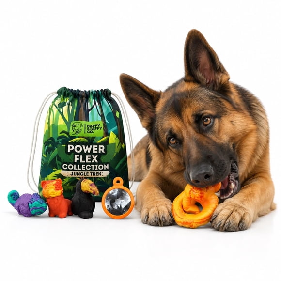 Set de 5 Juguetes de Masticar para Perro HAPPY STAFFY CO PowerFlex