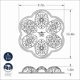 thumbnail image 2 of Cakelet Pan Nordic Ware para huevos ornamentales, aluminio fundido, 0,5 L, 2 of 4