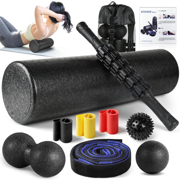Set de Rodillos de Espuma BORNEW 7 en 1