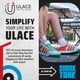 thumbnail image 3 of Cordones U-Lace Classic elásticos blancos sin atar, 3 of 8