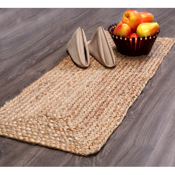 Tapete de mesa Savi Home Farmhouse, yute, 13 x 90 cm, color natural
