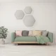 thumbnail image 2 of Espejo Belga hexagonal con bastidor 60x69 cm - Place, 2 of 2