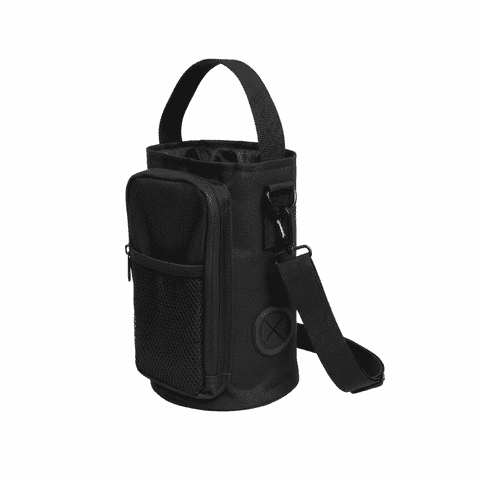 Baima - Bolso Magnético Para Gimnasio Porta Botella Y Celular 20X15X10Cm Negro