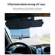 thumbnail image 3 of 1 paquete Extensor de viscera solar polarizada para coche con deslizador de cremallera, extensión de viscera solar de coche actualizada con lente y parasol lateral, anti-reflejo para conduci, 3 of 3