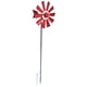 thumbnail image 2 of Metal Viento Spinner Jardín Molino De Viento Al Aire Libre Patio Césped Molinete Decoración Rojo, 2 of 5