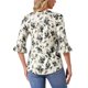 thumbnail image 3 of INSPIRE CHIC Top de Mujer Otoño Floral Casual Cuello Cuadrado Manga 3/4 con Volantes Túnica M Beige, 3 of 6