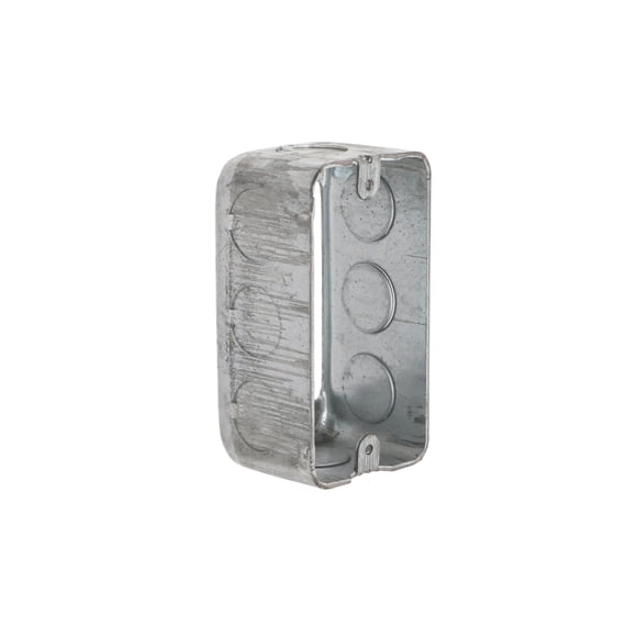 Extensión para caja eléctrica RACO 665 de 4 x 2 pulgadas, 1 7/8 pulgadas de profundidad, con troquel