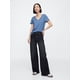 thumbnail image 2 of Camiseta GAP con cuello en V favorita para mujer, Bainbridge Blue XL, 2 of 4