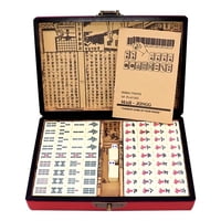 Genérica - Juego De Mahjong Numerado Chino 144 Azulejos Mah-Jong