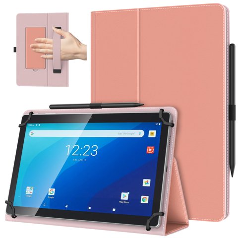 Funda Para Tablet Timovo 10.1"" Android Con Soporte Plegable Rosa
