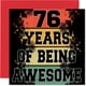 thumbnail image 1 of Tarjeta de felicitación Stuff4 para 76 cumpleaños, Being Awesome, 14,5 cm, 1 of 7