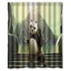 thumbnail image 1 of Cortina de ducha de Kung Fu Panda, juego de cortina de baño con ganchos, tamaño 60 x 72 pulgadas, 1 of 3