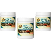 Suplemento Zoo Med Reptile Calcium Sin Vitamina D3 240 Ml (Paquete De 3)