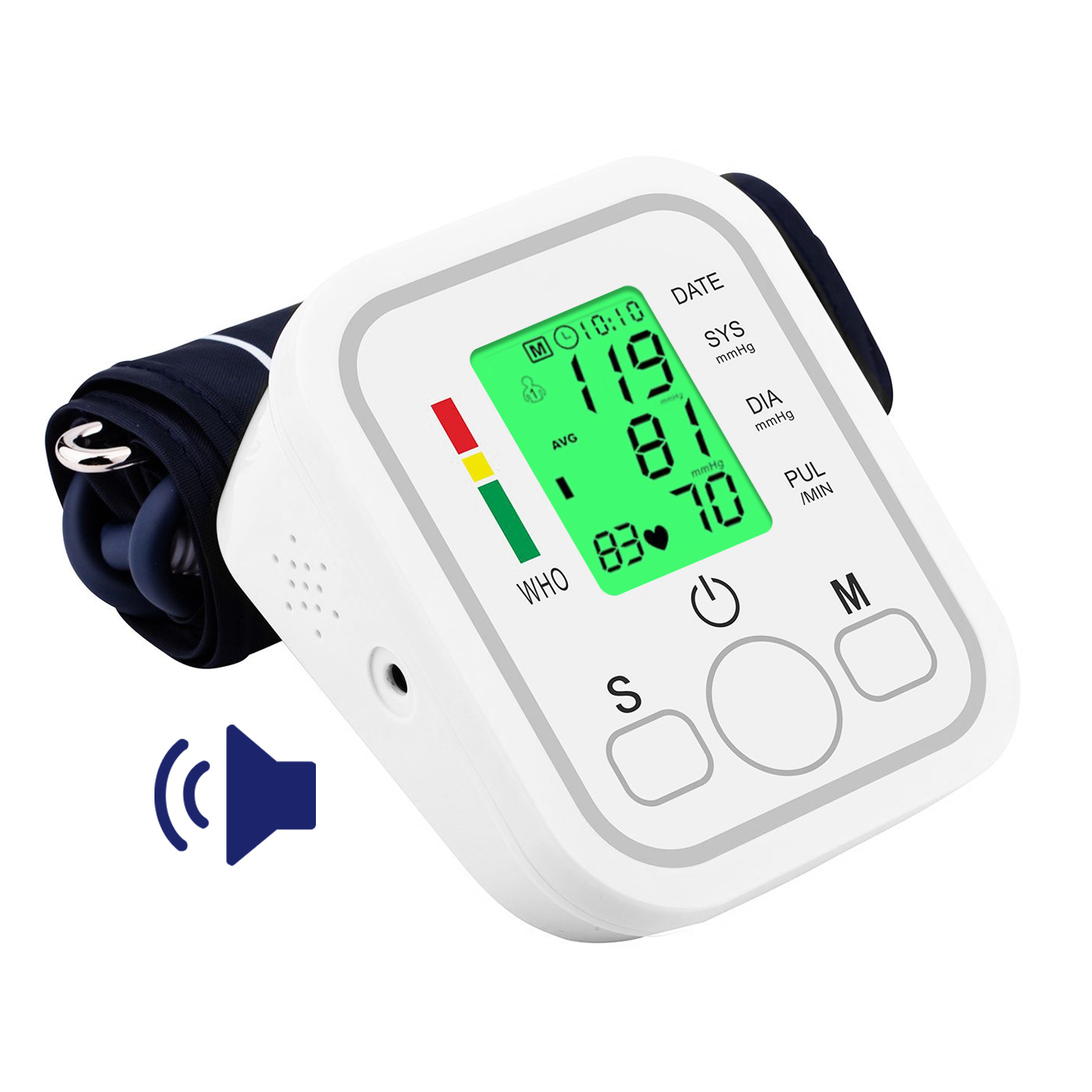 Rebonec - Tensiometro Maquina Toma Presión Arterial Digital Brazo