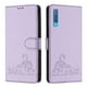 thumbnail image 1 of Funda tipo cartera FOXDOCK para Samsung Galaxy A7 2018 con soporte, ranuras, RFID, diseño de gato, 1 of 5
