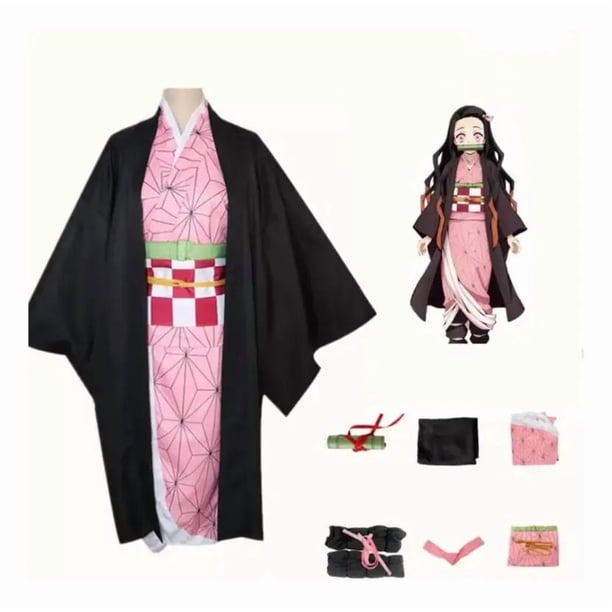 Disfraz Cosplay Halloween Adultos y Niños - Demon Slayer - Nezuko - Tanjiro - Kanawo - Shinjurou