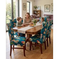 Mylhogar - Pack De 6 Fundas Elasticas Para Sillas Con Diseño Moderno