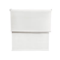 Guiza - Cortina Roller Blackout 2 Paño 240 Cm Altura Doble Con Visillo Sin Cenefa