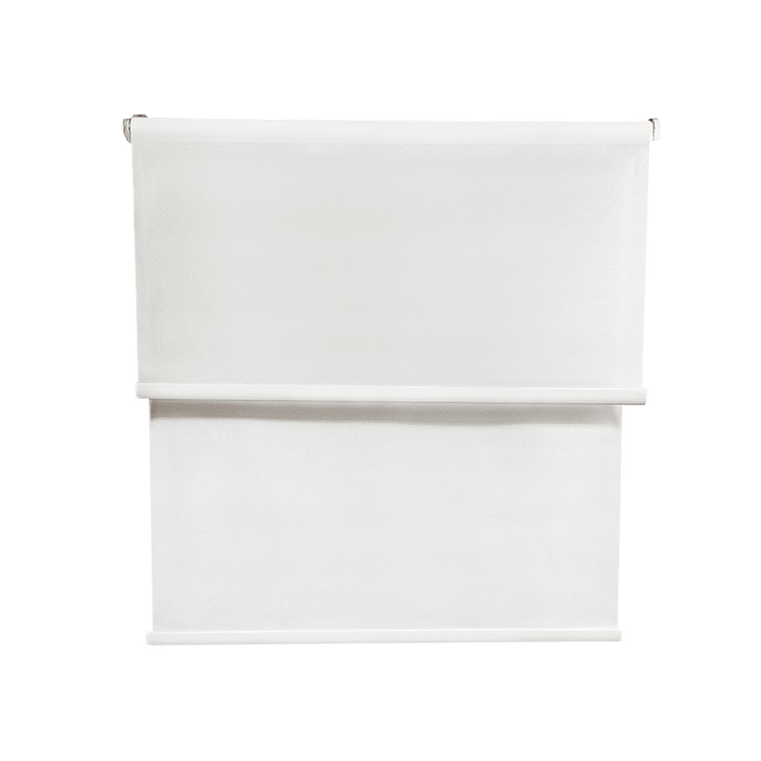 Guiza - Cortina Roller Blackout 2 Paño 240 Cm Altura Doble Con Visillo Sin Cenefa