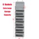 thumbnail image 2 of Organizador colgante para artículos de hogar sencillos con 6 bolsillos para puerta de armario, 2 of 6