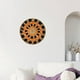 thumbnail image 2 of Circulo Decoración De Mimbre Para Pared Casa Terraza Pequeño naranja, 2 of 8