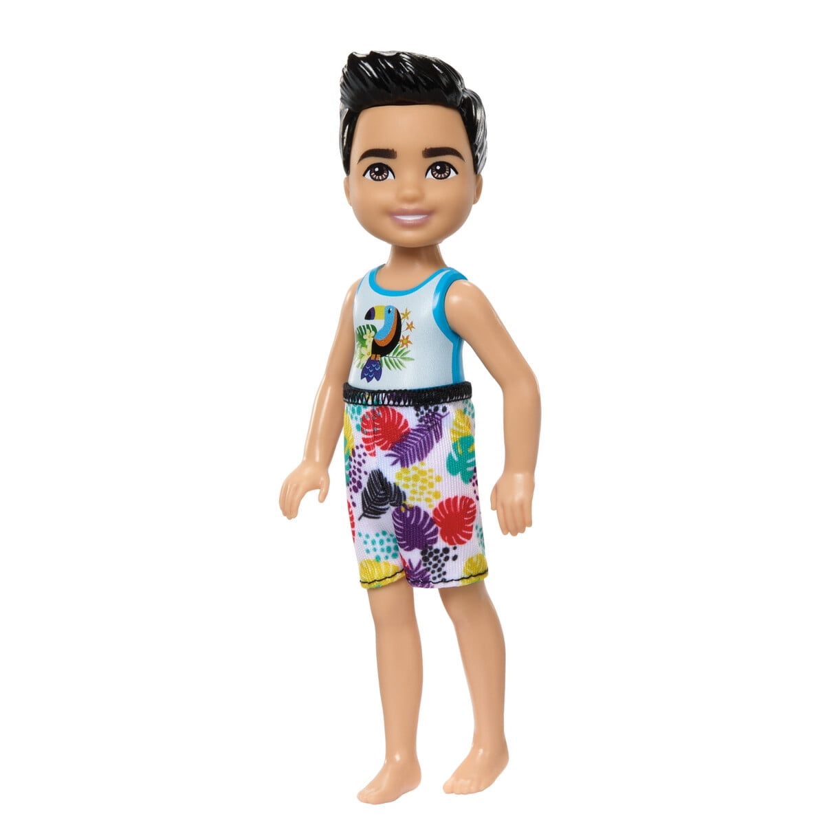 Muñeca Barbie Chelsea Traje De Baño Tucán 15 Cm