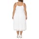 thumbnail image 4 of Vestido de boda de Pascua para mujeres de talla grande Agnes Orinda, vestido de encaje floral con tirantes en los hombros, 4 of 7
