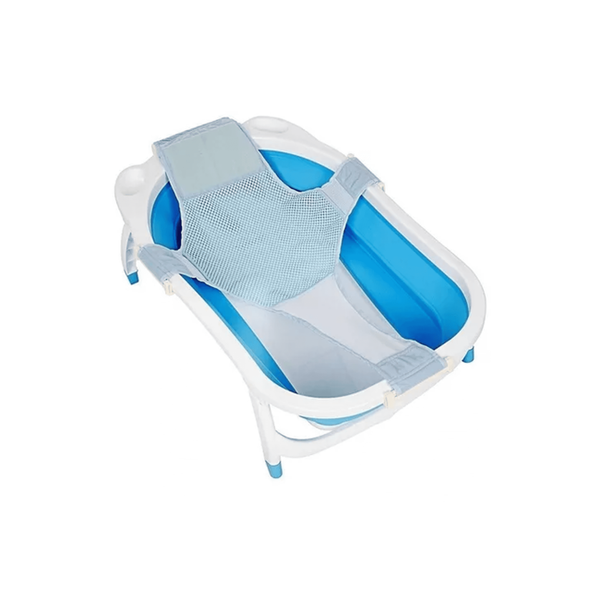 Genérico - Tina Bebé Bañera Plegable Con Malla, Color Azul