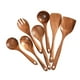 thumbnail image 3 of Juego De Utensilios De Cocina De Madera, Antiadherente, Madera De Teca, Duradero Para Accesorios Para El Hogar, 7 Piezas, 3 of 5