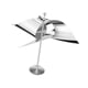 thumbnail image 5 of Cometas reflectantes, dispositivos espantapájaros de energía eólica reflectantes, turbinas eólicas para dejar pájaros de acero inoxidable para Patio y, 5 of 5