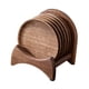 thumbnail image 1 of 6 Posavasos De Madera Con Soporte Para Tazas, Almohadillas Para Refrigerador, Encimera, Hogar, 1 of 5