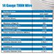 thumbnail image 5 of Cable THHN Kimbluth 14 AWG de cobre, 7,6 m, 600 V, nylon, 5 of 6