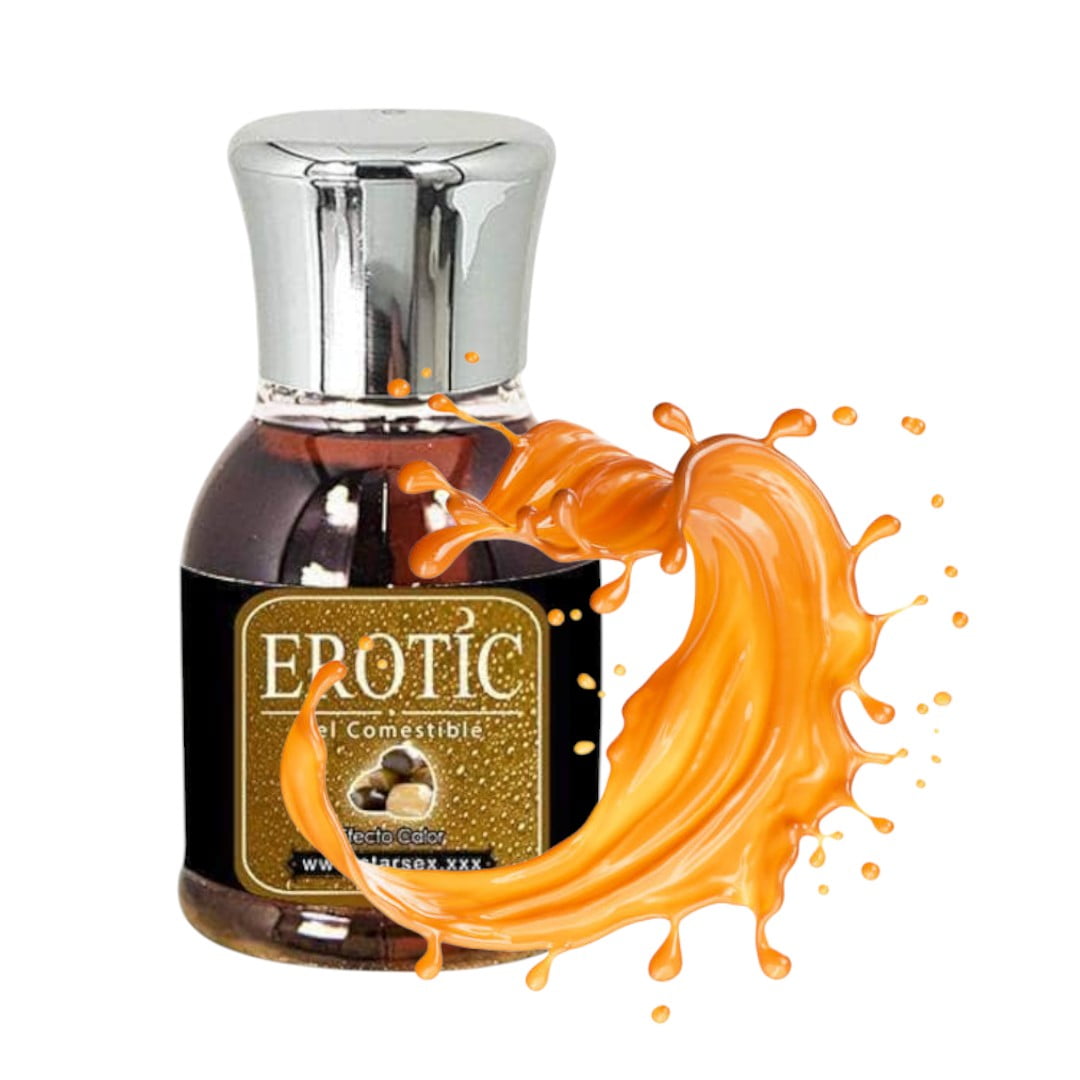 Gel Comestible Erotic Caramelo 30 ml - Masajes y Sexo Oral | Lider
