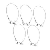 Magideal - Cable De Lámpara De Escenario De 5 Piezas, Cable De Cuerda De Acero Inoxidable, Cable De Seguridad Para Lámpara De Alta Potencia Para Luces De Fiesta 2 Mm